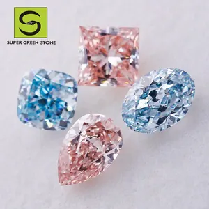 SuperGS SGSD058 Fancy Color IGI Certified Cvd Diamond Melee Synthetic Intense Lab Grown Loose Pink Diamond In Laboratory