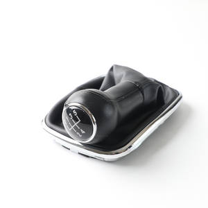 Pommeau de levier de vitesse en cuir pour Golf 4 5 6 vitesses, transmission manuelle - Product Image 3