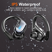 Casque sans fil BX27 New BT5.4, écouteurs True Wireless TWS, étanches, intra-auriculaires, pour jeux, avec étui de charge LED