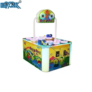 Epark Elektronische Munt Bediende Gekke Kikker Loterij Hamer Raken Kikker Kids Jump Arcade Amusement Machine