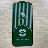 Protection d'écran en verre trempé à colle intégrale 300CC pour iPhone Samsung Galaxy Smartphone