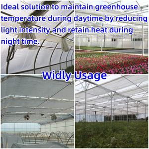 Filet d'ombrage argenté à 65% pour serre, écran <span class=keywords><strong>thermique</strong></span> d'ombrage en aluminium, économie d'énergie, rideaux d'économie d'énergie - Product Image 6
