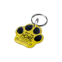 Hot Sale Anpassbarer Druck Qr-Code RFID-Epoxid karte NTG213 Epoxy-NFC-Haustier anhänger mit NFC-Chip für Haustier halsband