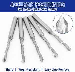 Outils de travail du bois 2025 HSS 1/8 Foret à pointe guide pour découpe de cloisons sèches pour ouvertures dans les cloisons sèches - Product Image 6