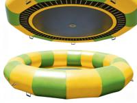 Plateforme flottante gonflable en PVC de qualité commerciale DST, capacité 100-500 kg, pour yacht, couleurs et logo personnalisés, garantie 3 ans