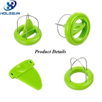 Outil manuel multifonctionnel en plastique pour couper les kiwis et éplucher les kiwis pour la maison et la cuisine.