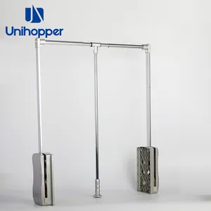 Unihopper Fabriek Garderobe Kleding Lifter Meubels Hardware Closet Garderobe Accessoires Pull Down Kast Staaf