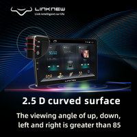 LINKNEW F10 pour I30 2DIN autoradio avec Android 8.1, navigation GPS, caméra de recul, écran tactile 9 pouces, radio FM/AM
