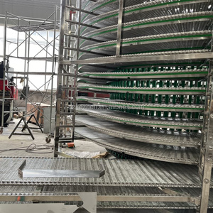 Tự động lớp hải sản bánh bao pho mát kem kem bơ đông lạnh Pasta thực phẩm khoai tây chiên thép không gỉ lưới vành đai đông lạnh đường hầm - Product Image 3