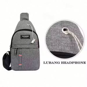 Sacs à bandoulière unisexes en nylon personnalisables avec logo, petits sacs de sport pour adolescents, sacs à bandoulière pour hommes, sacs messager pour hommes - Product Image 4