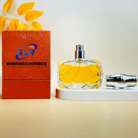 Bouteille de parfum de luxe en verre avec logo personnalisé 70ml/50ml en forme de cylindre de pulvérisateur à pompe pour emballage de diffuseur Application d'eau bouillante