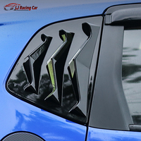 Vitre latérale arrière persiennes Vent Scoop Cover Trim Window Stores Triangulaire Side Vent Pour Honda Fit Jazz Hatchback 2014-2018