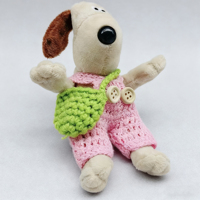 Fil de laine bricolage petite poupée accessoires Mini petit sac breloque sac à dos en peluche petit pendentif laine peluche assorti petites poupées sac jouets