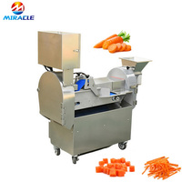 Máquina Cortadora de Verduras Comercial, Cortadora de Patatas Fritas, Cortadora de Zanahorias, Cortadora de Pepinos, Acero Inoxidable