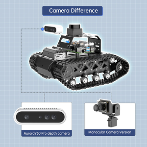Hiwonder mentorpi xe tăng Robot, robot mã hóa Ros ai với chatgpt, Slam và tương tác bằng giọng nói - Product Image 2