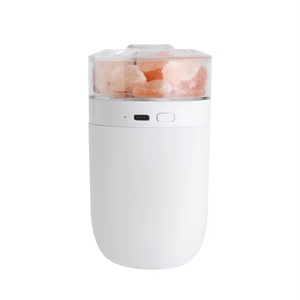 Humidificador recargable lámpara de carga portátil 230ml difusor de aceite esencial humidificador de aire para coches Mini USB piedra de sal de cristal - Product Image 1