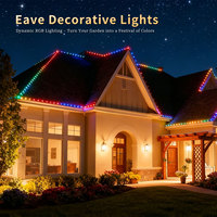 Luces LED de Navidad para Exteriores, Permanentes, Direccionables, RGBIC, para Todas las Estaciones, IP68, Pixel Light, DC12V, UCS2904, WS2811