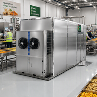 Industriële fruit- en groentedroogmachine warmtepomp voedselverwerkingsapparatuur voor ui, kurkuma, thee, cassave en kruiden