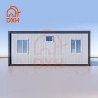 DXH Usine Personnalisée 10ft 15ft 20ft Construction de Bureaux Hôtel Appartement Vivre Amovible Paquet Plat Conteneur Maison Préfabriquée