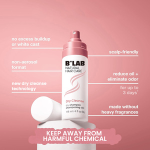 Nouvelle vente en gros de spray de coiffure shampooing sec naturel sans lavage shampooing en poudre pour cheveux moelleux spray volumateur pour cheveux shampooing sec - Product Image 5