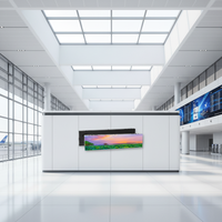Écran LED couleur intérieur pour publicité commerciale, panneaux d'affichage LED fixes P1.25mm