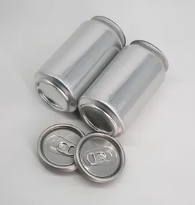 批发铝制啤酒罐饮料可以与罐盖200/202直径