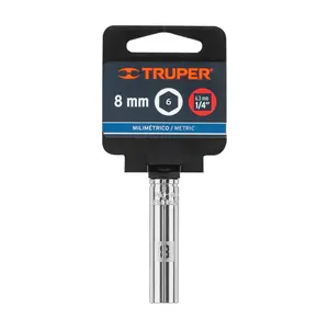บ็อกซ์ 6 ซ็อกเก็ตยาว 8 มม., 6 จุด, ขับเคลื่อน 1/4 นิ้ว, TRUPER - Product Image 4