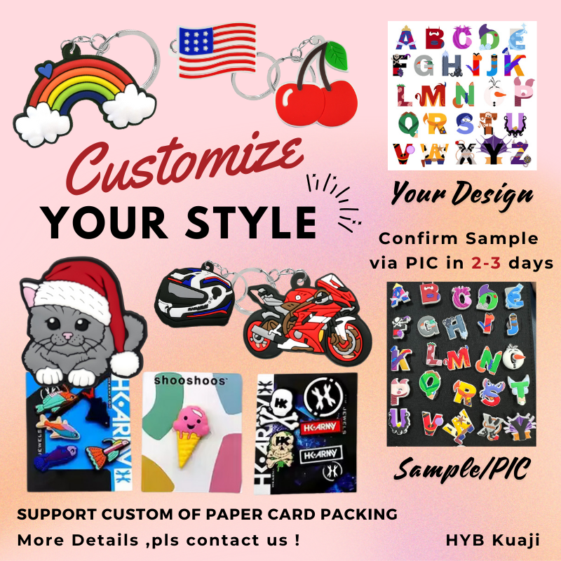 PVC Key Ring Sunflower Avocado Cherry Watermelon Strawberry