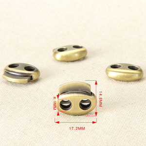 Boucles à clip en alliage avec œillets 10,1 mm pour vêtements, boucle à ressort en métal durable - Product Image 2