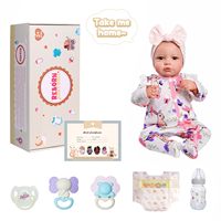 Poupées Bébé Reborn Babeside Carina 20'' (50 cm) Réalistes et Économiques avec Sucette, pour Filles