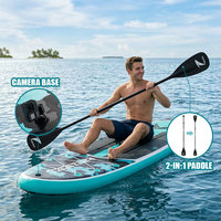 TIDETREK 350*89*15cm Planche de paddle gonflable Stand-Up Premium en promotion, Planche de surf ISUP polyvalente