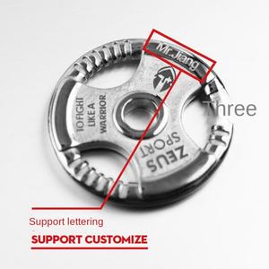 Collar con colgante de mancuerna para hombre y mujer, diseño de barra larga con cadena de lana, sin color, para exhibir músculos - Product Image 4