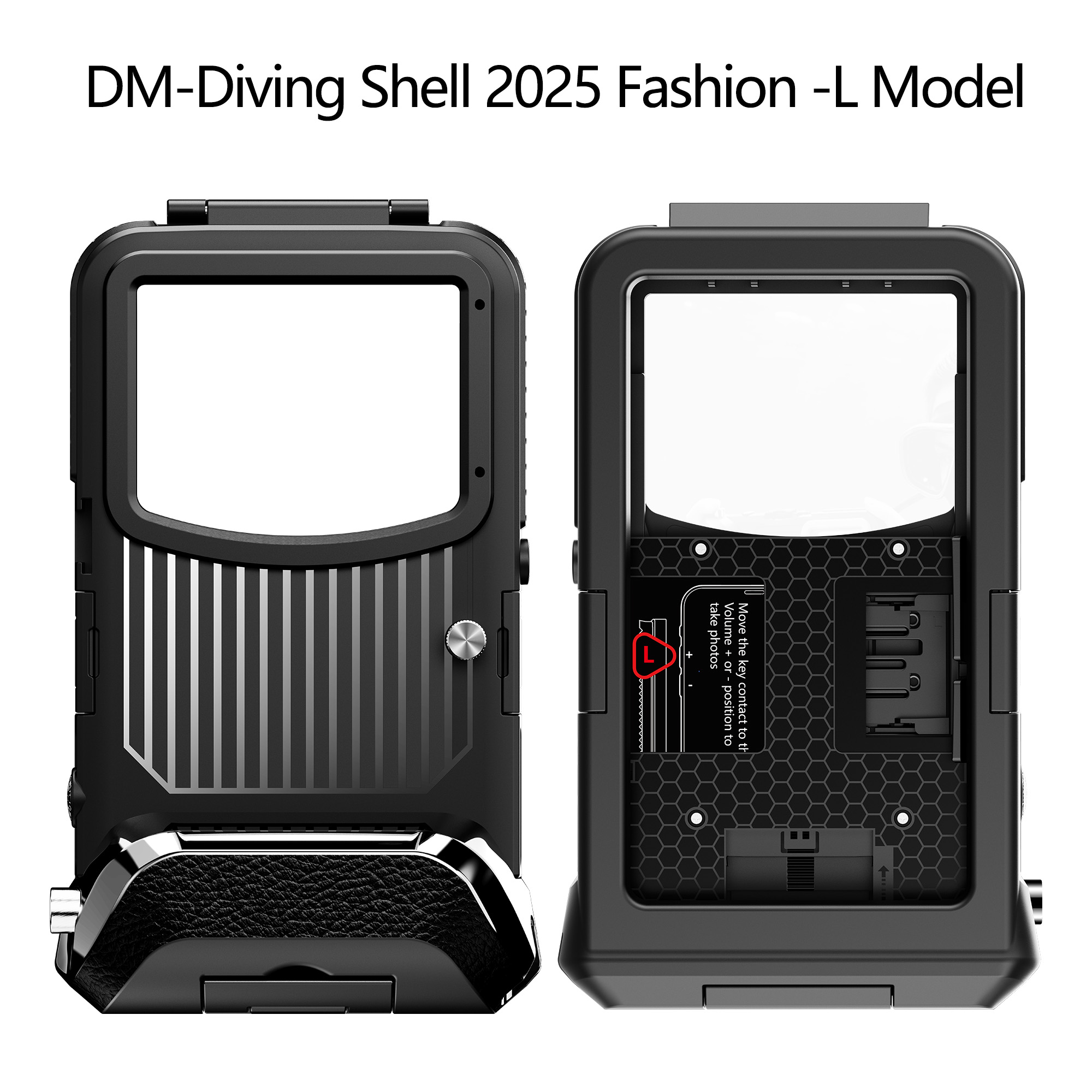 Fashion Black Diving Phone Case L