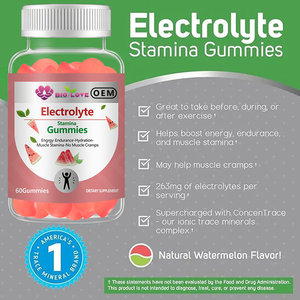 Gomitas Electrolíticas de Recuperación Avanzada para Apoyo de Hidratación, Suplemento Vegano Masticable, Mezcla Personalizada, Fórmula de Marca Privada - Product Image 6