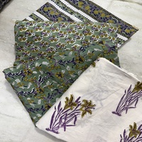 Tissu de robe en coton indien uni à fleurs rose pâle, léger et écologique, pour filles et garçons, par yard, origine indienne