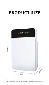 대형 패밀리 룸용 휴대용 공기 청정기 H13 HEPA 필터 자외선 및 PM2.5 디스플레이 25dB 저소음 99.97% 먼지/연기 제거 - Product Image 6