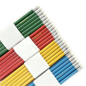 Crayon de charpentier en gros à prix abordable, stylo à croquis, logo personnalisé, bois rouge, mine HB, crayon standard pour le marché ghanéen - Product Image 5