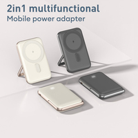 Vina Mini 10000mAh Power Bank Sans Fil Magnétique Chargeur Portable avec Affichage Sûr pour iPhone 14, 15 et Autres Appareils