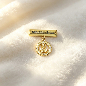 Custom Private <b>Name</b> Metal Tags Own Design Brand Logo Sew‑on Metal Logo <b>Labels</b> for Garment Clothing Handbag Accessories - Product Image 4