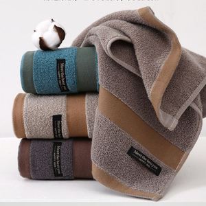 Serviette de bain en tissu éponge bio avec logo personnalisé, 100% coton tissé, absorbante, pour le lavage du visage, le sport, l'hôtel, la maison, le spa - Product Image 4