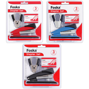 Set di 3 Graffatrici in Metallo Resistenti con 500 <span class=keywords><strong>Graffette</strong></span> 24/6 e Smacchiatore, Articoli per Ufficio in Offerta - Product Image 6