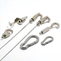 Pince de câble réglable pour système de suspension d'éclairage à LED Clip de câble en acier de cuivre de sécurité Accessoires de montage confortables