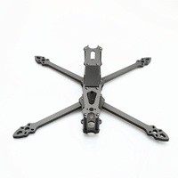 OEM MARK4 7 pouces V2 Châssis d'avion de course en fibre de carbone de type X HD FPV avec charge utile longue portée pour accessoires de drones Moule privé