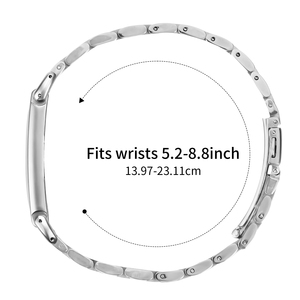 <span class=keywords><strong>Bracelet</strong></span> <span class=keywords><strong>de</strong></span> montre <span class=keywords><strong>de</strong></span> <span class=keywords><strong>luxe</strong></span> en acier inoxydable à 5 maillons pour Google <span class=keywords><strong>Fitbit</strong></span> Air, <span class=keywords><strong>bracelet</strong></span> <span class=keywords><strong>de</strong></span> remplacement réglable en métal pour poignet - Product Image 5