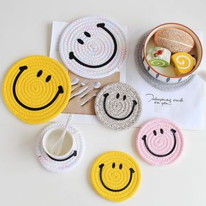 Nouveaux sets de table et sous-verres modernes en coton et lin tissé isolants pour cuisine et salle à manger, pour assiettes, bols, casseroles, tasses, théières et marmites - Product Image 1
