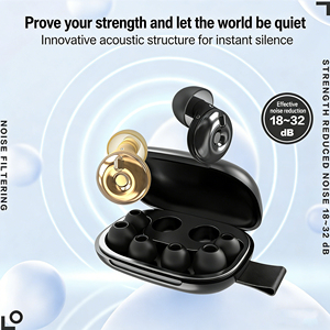 Tapones de silicona impermeables para los oídos, con reducción de ruido, protección auditiva de alta fidelidad para amantes de la música - Product Image 2