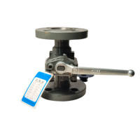 Vanne à boisseau sphérique électrique DN32 de haute qualité, raccordement à bride, joint rigide, pour fluides huileux, Q41Y-64C, personnalisation OEM