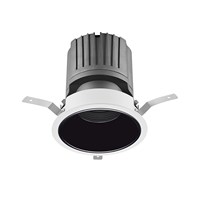 Downlight LED encastré moderne COB dimmable homologué ETL, anti-éblouissement, en aluminium, 20W, IP65, durée de vie de 50 000 heures, Ra90
