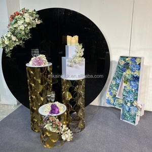 Tổ chức sự kiện trang trí nội thất vòng kim loại xi lanh bánh đứng bệ Bảng hiển thị với búa thiết kế - Product Image 2