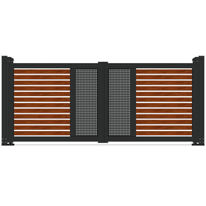 Puerta en voladizo <span class=keywords><strong>de</strong></span> aluminio Sistema <span class=keywords><strong>DE</strong></span> PUERTAS <span class=keywords><strong>DE</strong></span> PRIVACIDAD Puerta en voladizo deslizante <span class=keywords><strong>de</strong></span> entrada <span class=keywords><strong>de</strong></span> aluminio eléctrica automática - Product Image 4